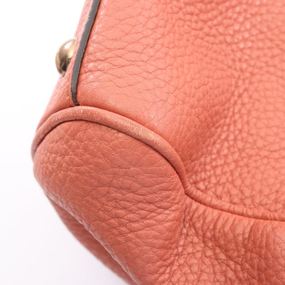 バンブー ショッパー ミディアム 2WAY ハンドバッグ トートバッグ レザー ピンク ブラック グッチ バッグ GUCCI
