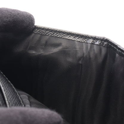 SAFFIANO BICOLO 二つ折り財布 サフィアーノレザー ブラック プラダ 財布・小物 PRADA
