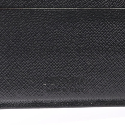 SAFFIANO BICOLO 二つ折り財布 サフィアーノレザー ブラック プラダ 財布・小物 PRADA