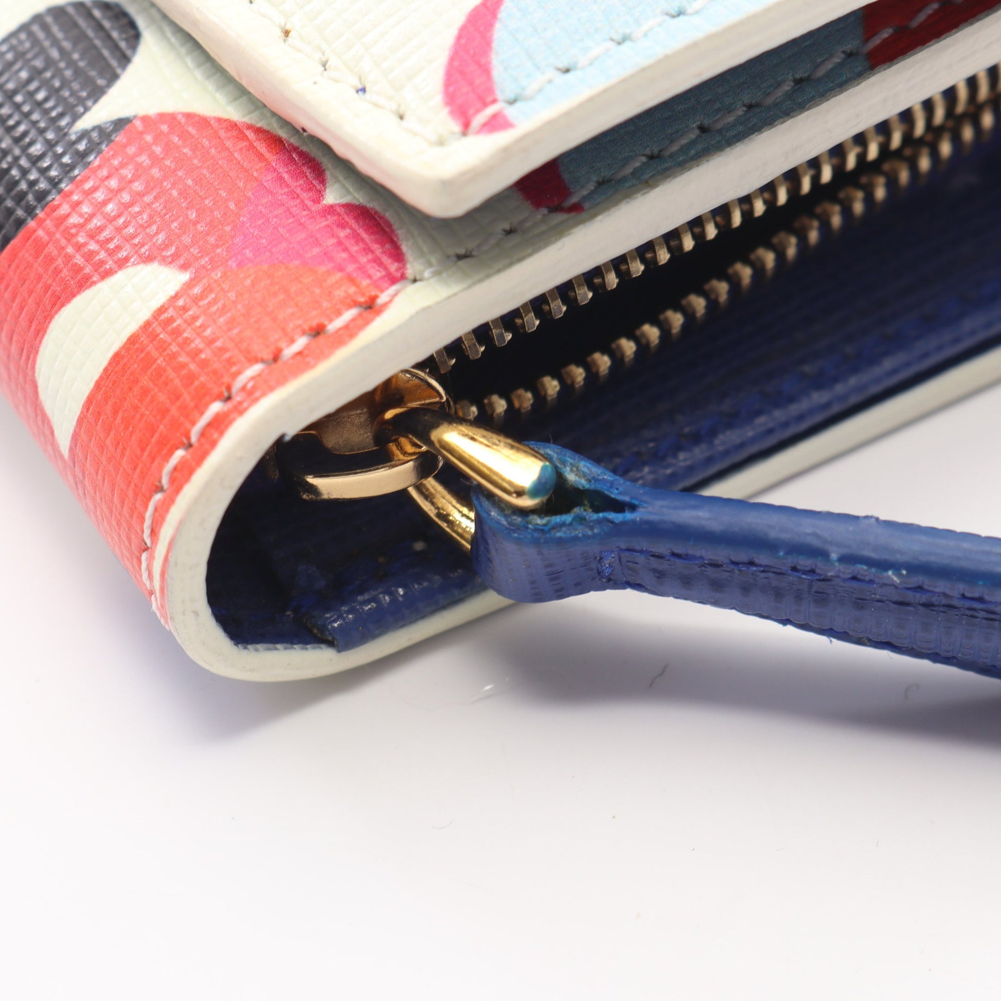 ロゴ グラフィティ 二つ折り財布 PVC ホワイト マルチカラー フェンディ 財布・小物 FENDI