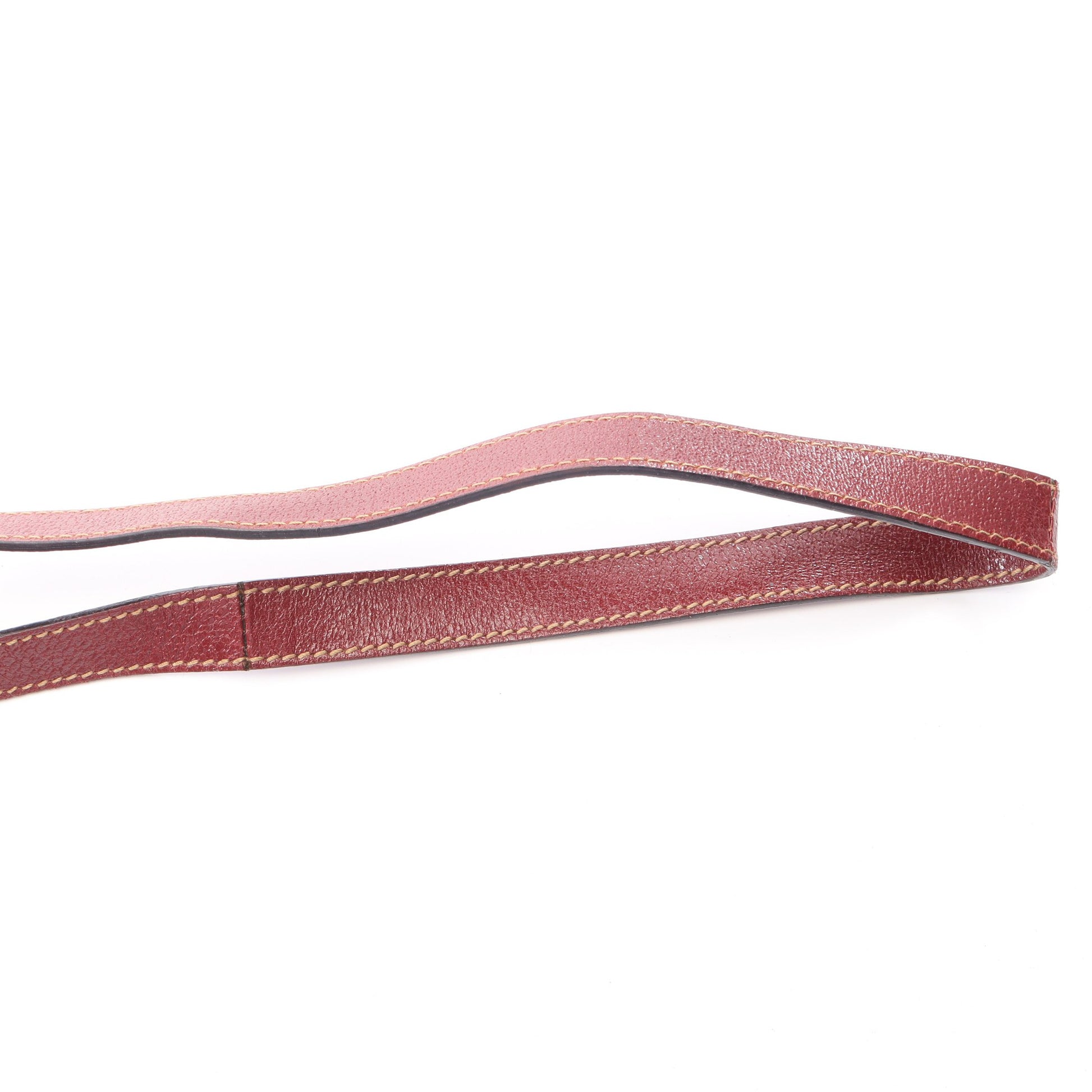 GGキャンバス ショルダーバッグ キャンバス レザー ベージュ ボルドー グッチ バッグ GUCCI