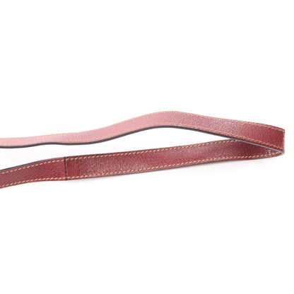 GGキャンバス ショルダーバッグ キャンバス レザー ベージュ ボルドー グッチ バッグ GUCCI