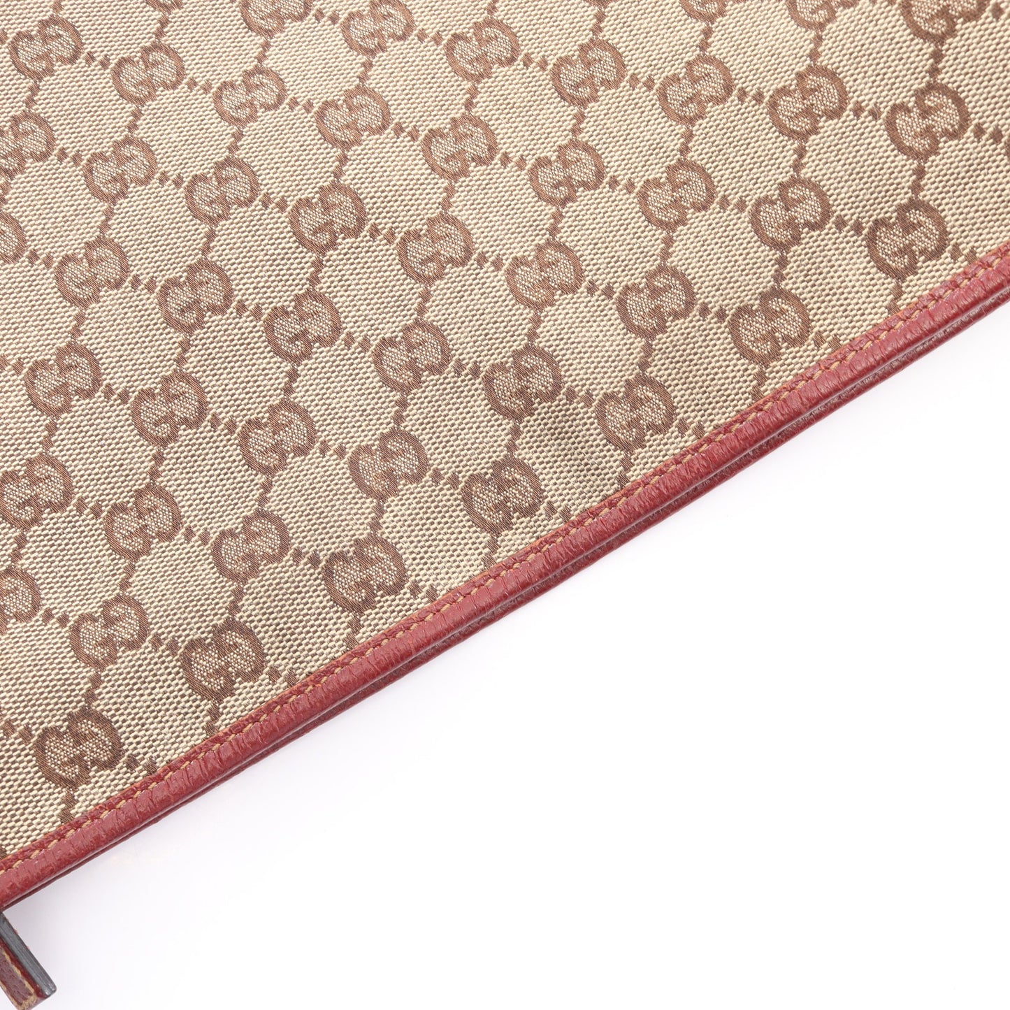 GGキャンバス ショルダーバッグ キャンバス レザー ベージュ ボルドー グッチ バッグ GUCCI