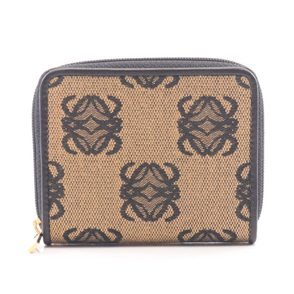 アナグラム コインケース キャンバス ベージュ ブラック ロエベ 財布・小物 LOEWE
