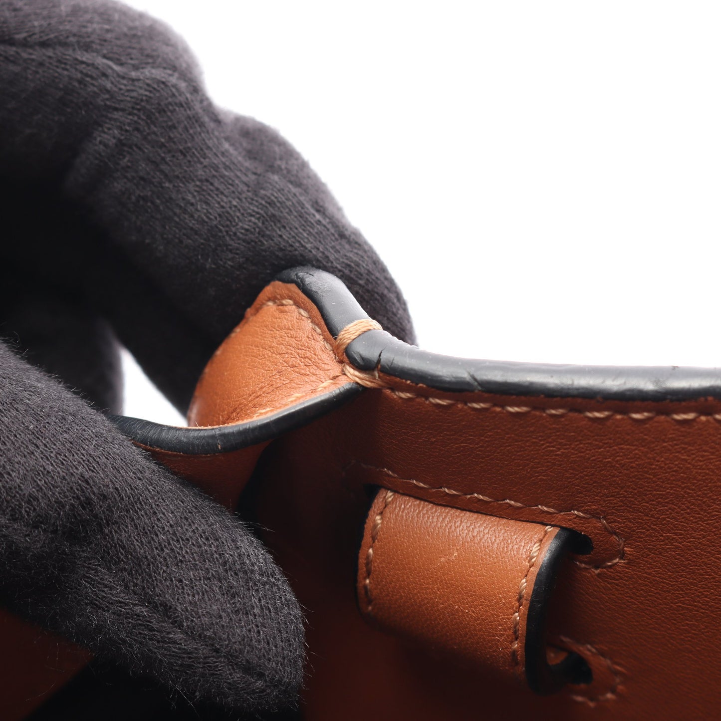 HAMMOCK SMALL ハンモック スモール 2WAY ハンドバッグ レザー ブラウン ロエベ