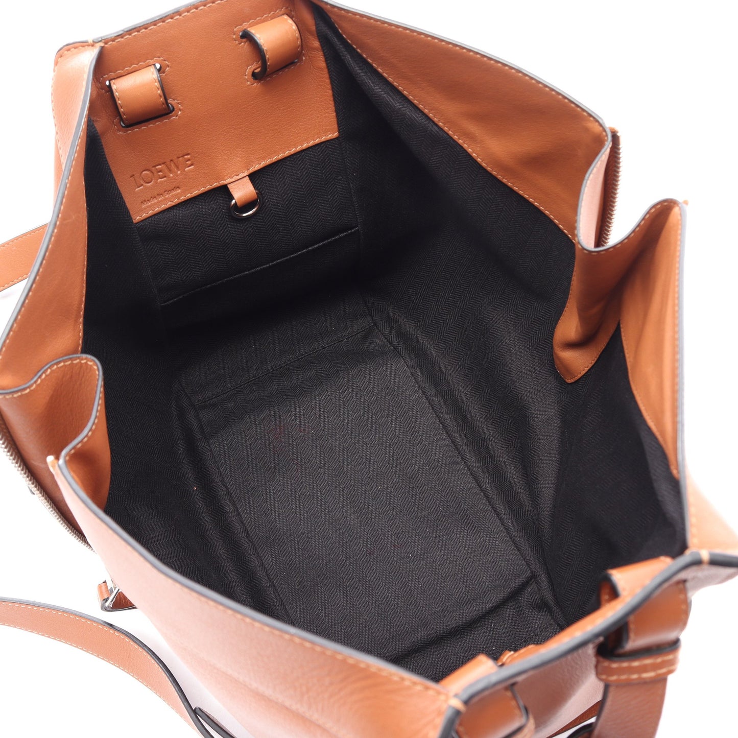 HAMMOCK SMALL ハンモック スモール 2WAY ハンドバッグ レザー ブラウン ロエベ
