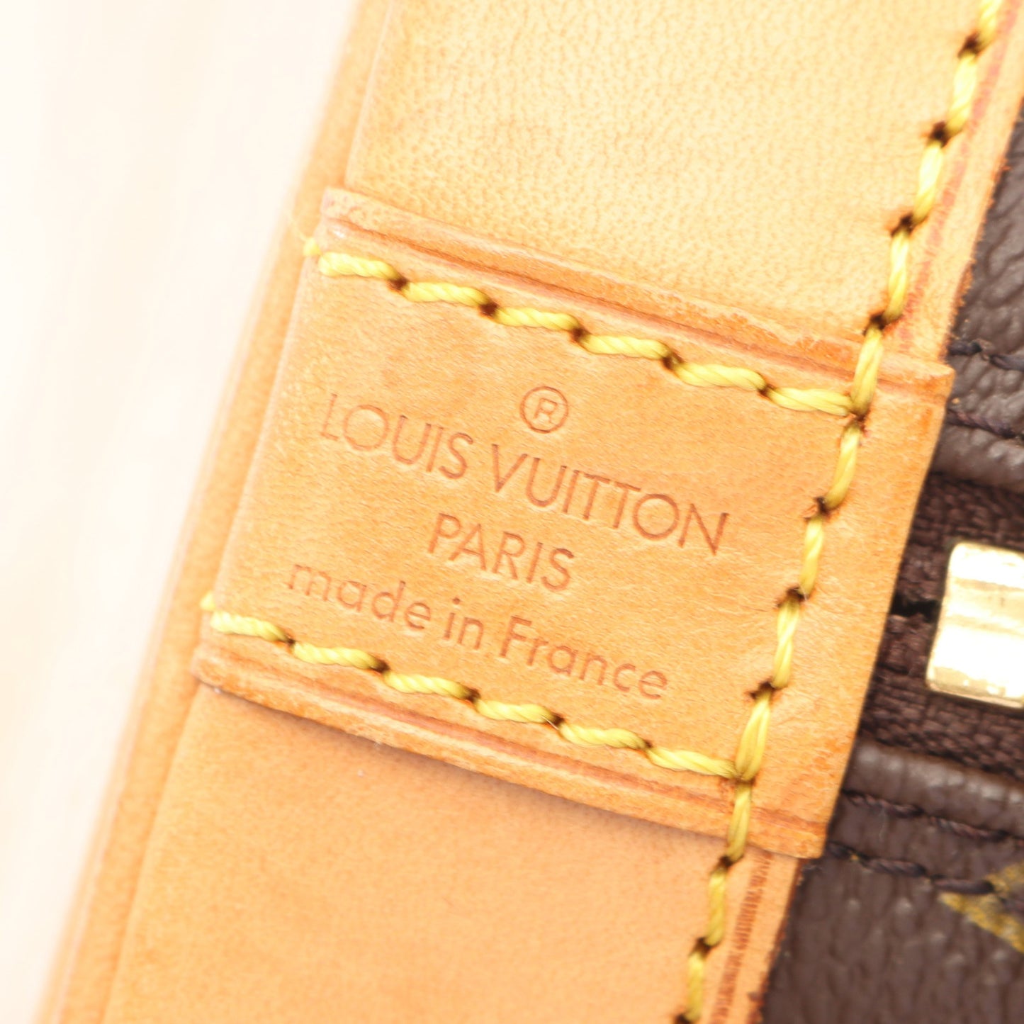 アルマPM モノグラム ハンドバッグ PVC レザー ブラウン ルイヴィトン バッグ LOUIS VUITTON