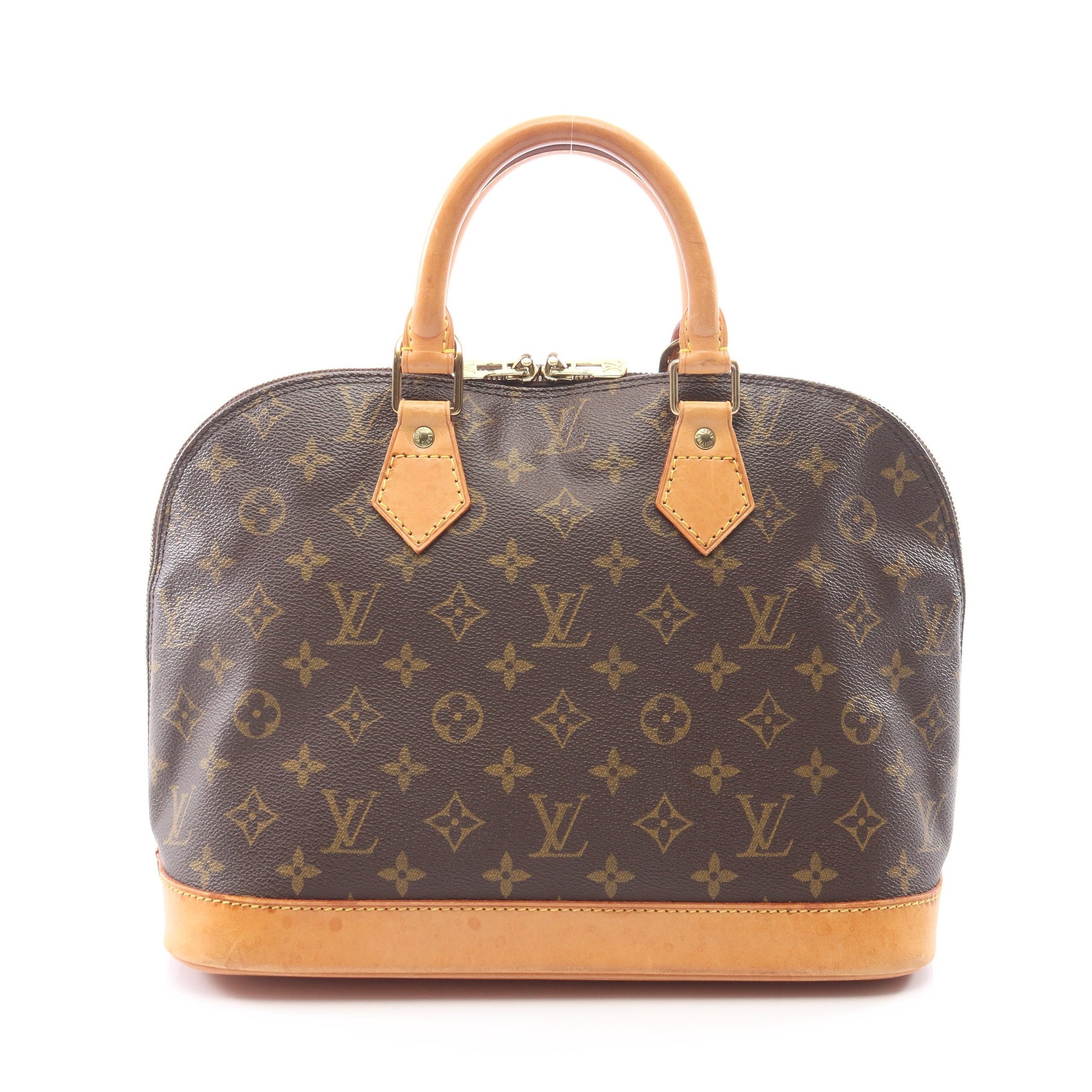 アルマPM モノグラム ハンドバッグ PVC レザー ブラウン ルイヴィトン バッグ LOUIS VUITTON