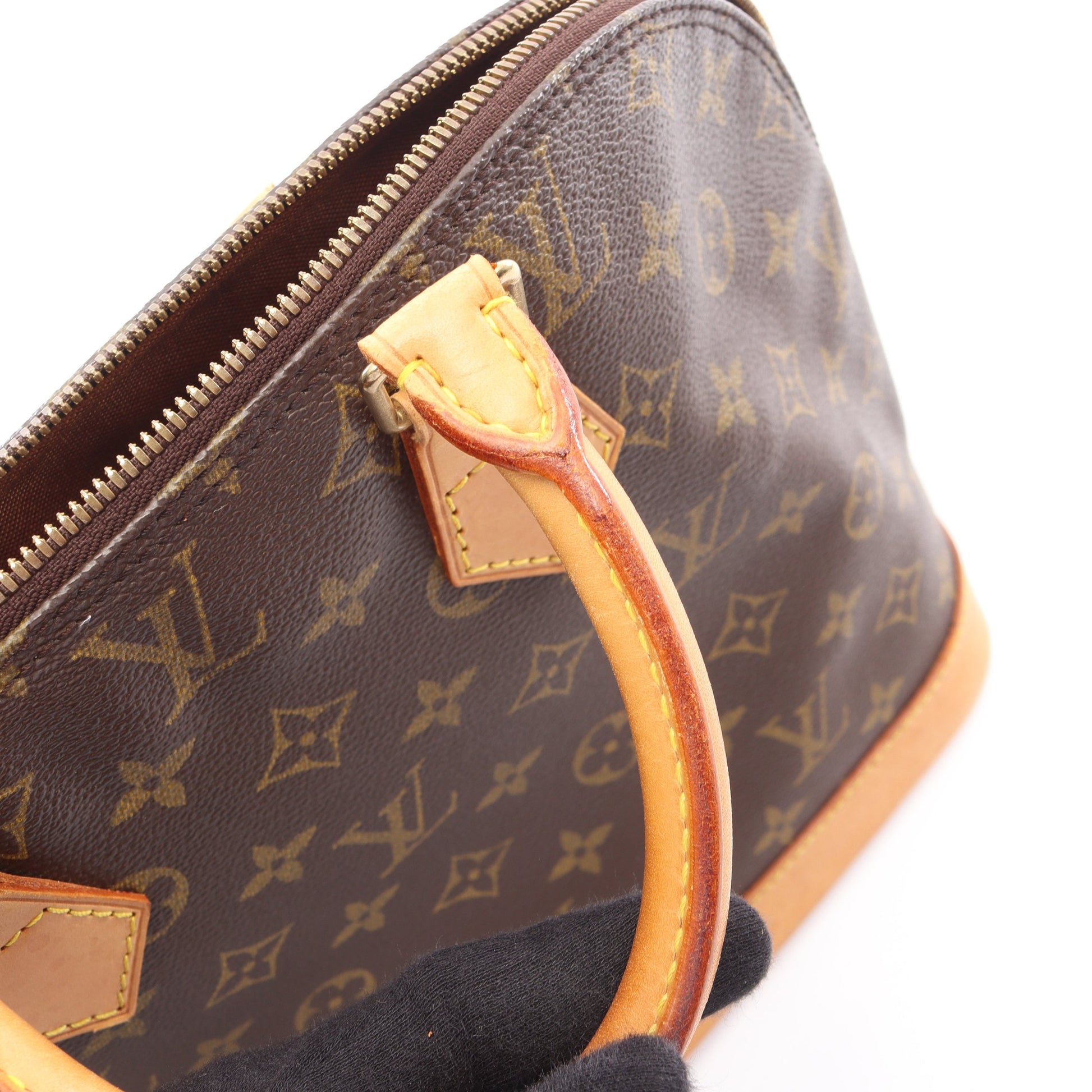 アルマPM モノグラム ハンドバッグ PVC レザー ブラウン ルイヴィトン バッグ LOUIS VUITTON