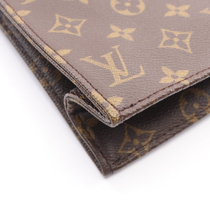 サックプラ モノグラム ハンドバッグ トートバッグ PVC レザー ブラウン ルイヴィトン バッグ LOUIS VUITTON