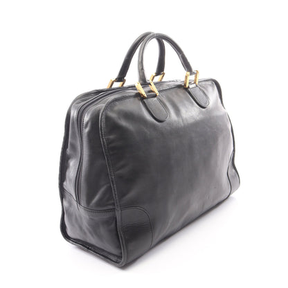 アマソナ40 ハンドバッグ レザー ブラック ロエベ バッグ LOEWE