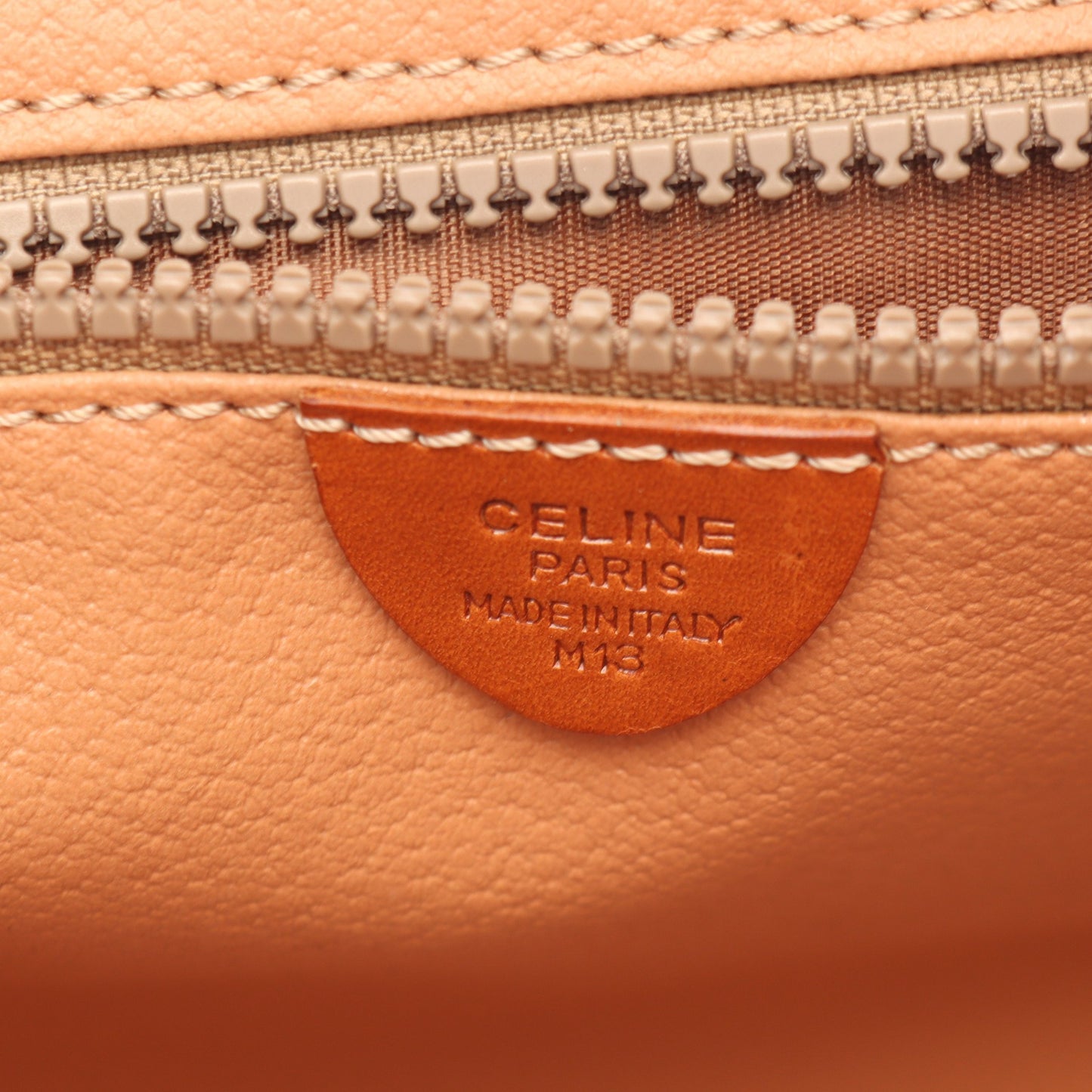 マカダム クラッチバッグ PVC レザー ダークブラウン ブラウン セリーヌ バッグ CELINE