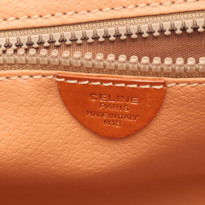 マカダム クラッチバッグ PVC レザー ダークブラウン ブラウン セリーヌ バッグ CELINE