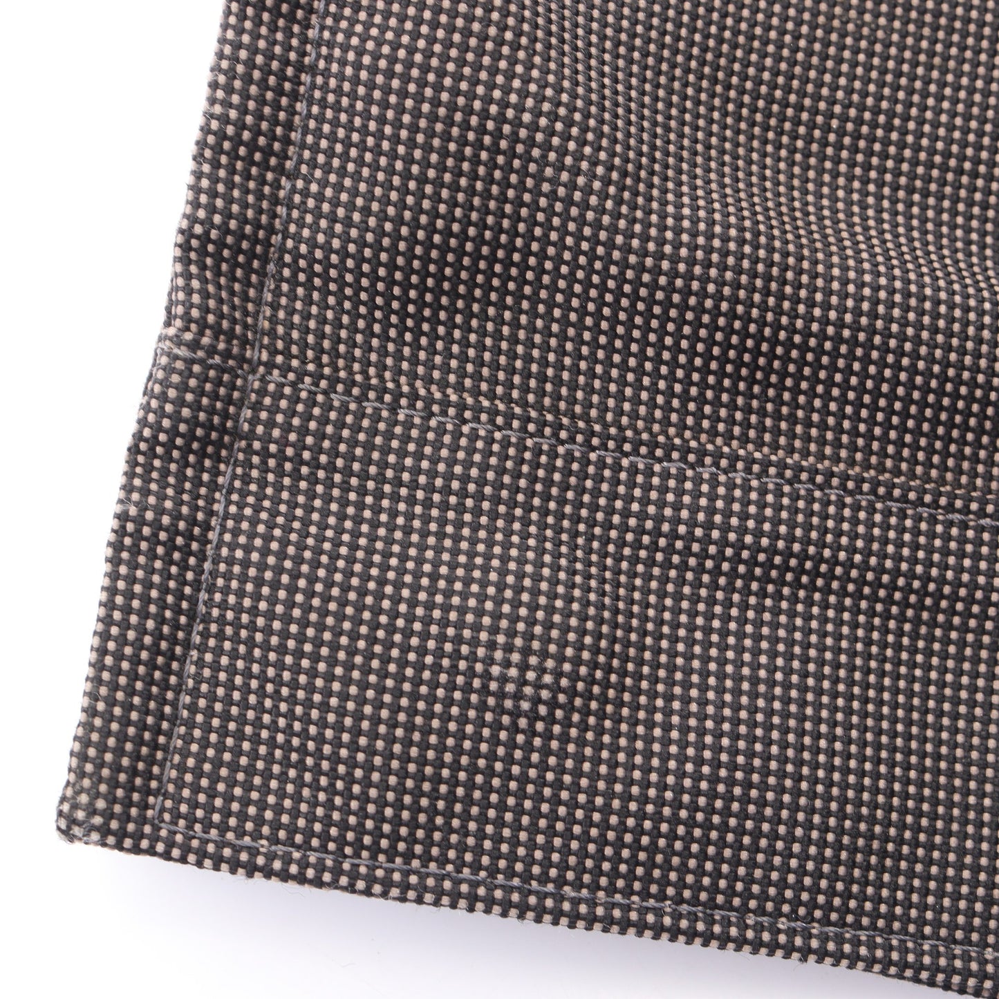 エールラインMM ハンドバッグ トートバッグ ナイロンキャンバス ダークグレー シルバー金具 エルメス バッグ HERMES