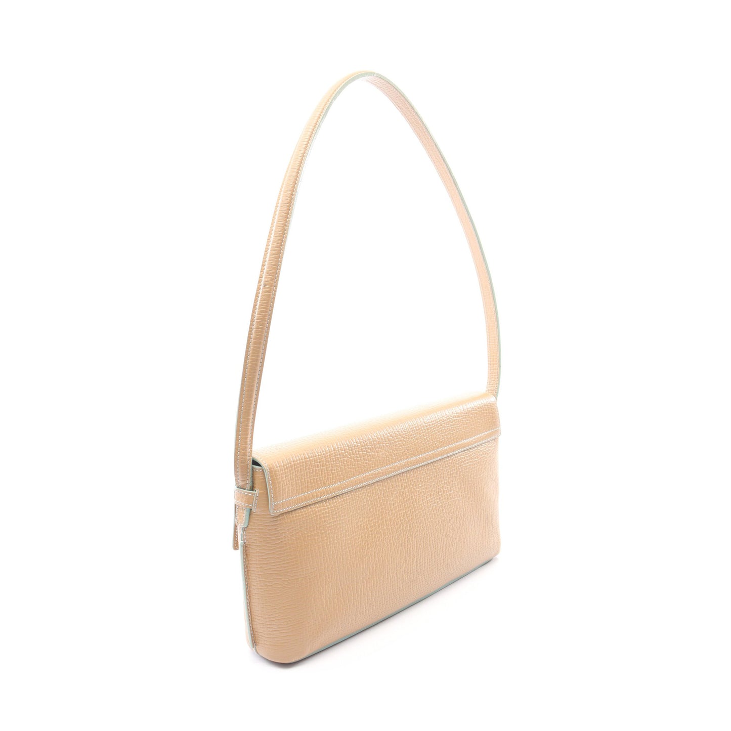 ロゴ ワンショルダーバッグ レザー ベージュ ロエベ バッグ LOEWE
