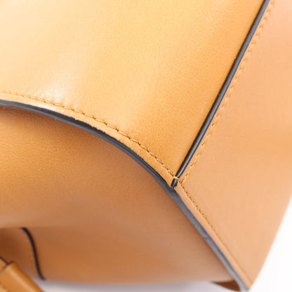 ハンモック ドローストリングバッグ ミニ 2WAY ハンドバッグ レザー ライトブラウン ロエベ バッグ LOEWE