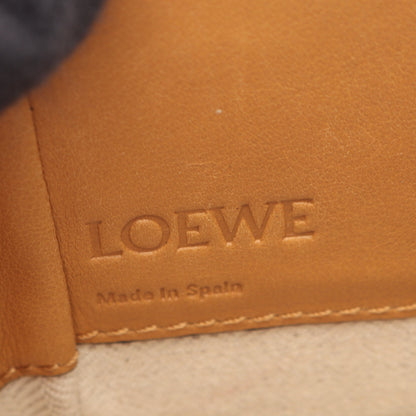 ハンモック ドローストリングバッグ ミニ 2WAY ハンドバッグ レザー ライトブラウン ロエベ バッグ LOEWE