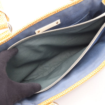 ブギーバッグ ハンドバッグ キャンバス レザー ライトベージュ イエローブラウン セリーヌ バッグ CELINE