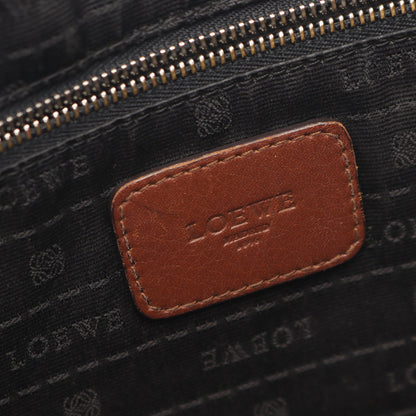 ヘリテージ ショルダーバッグ レザー ブラウン ロエベ バッグ LOEWE
