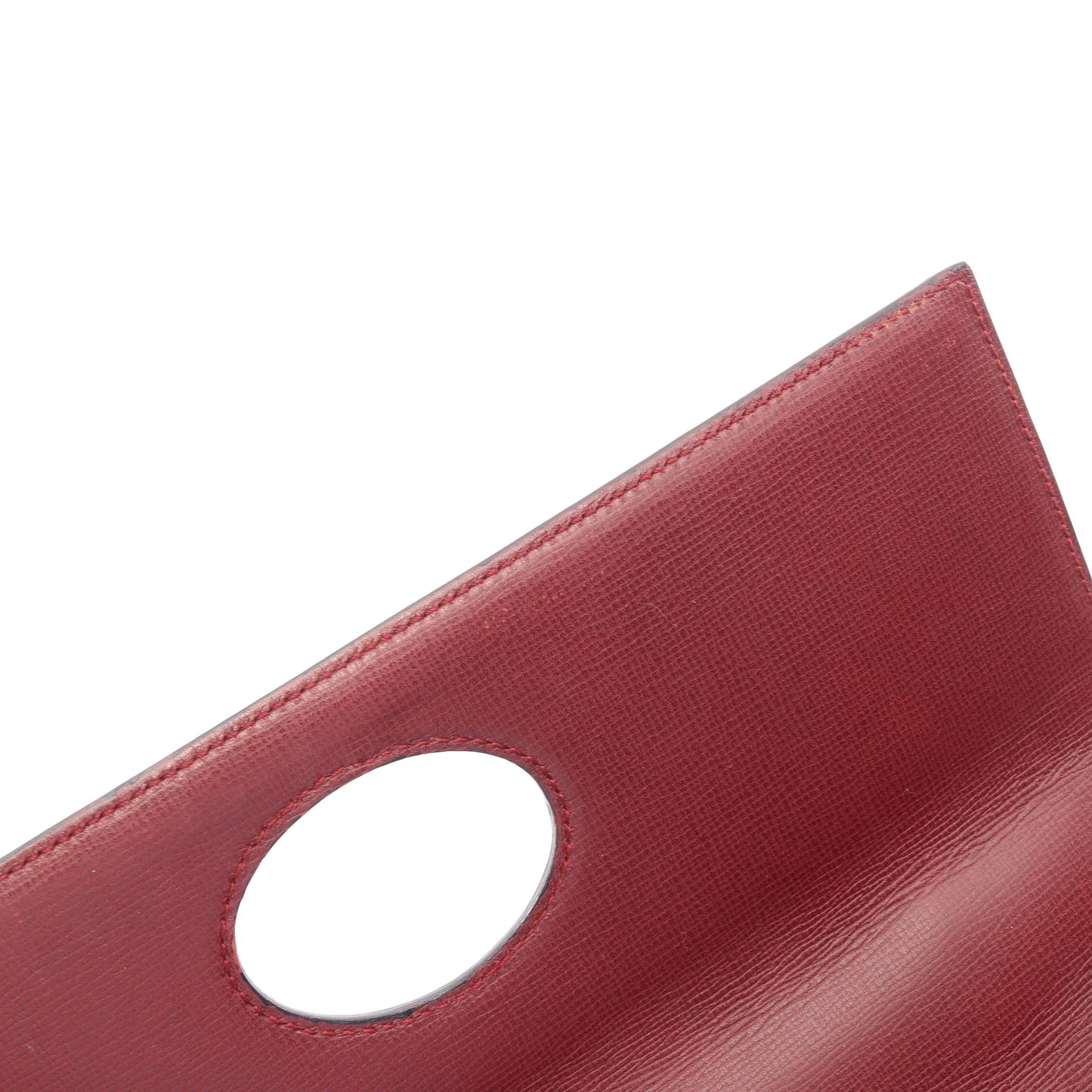 マストライン ハンドバッグ レザー ボルドー カルティエ バッグ Cartier