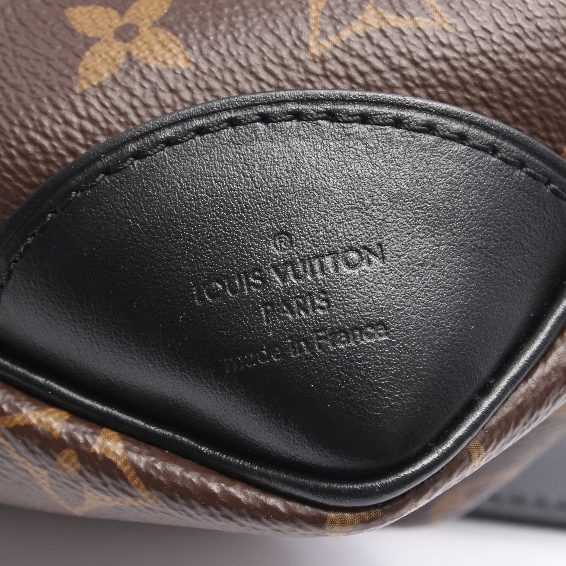 オデオン NM MM モノグラム ノワール ショルダーバッグ PVC レザー ブラウン ブラック ルイヴィトン バッグ LOUIS VUITTON