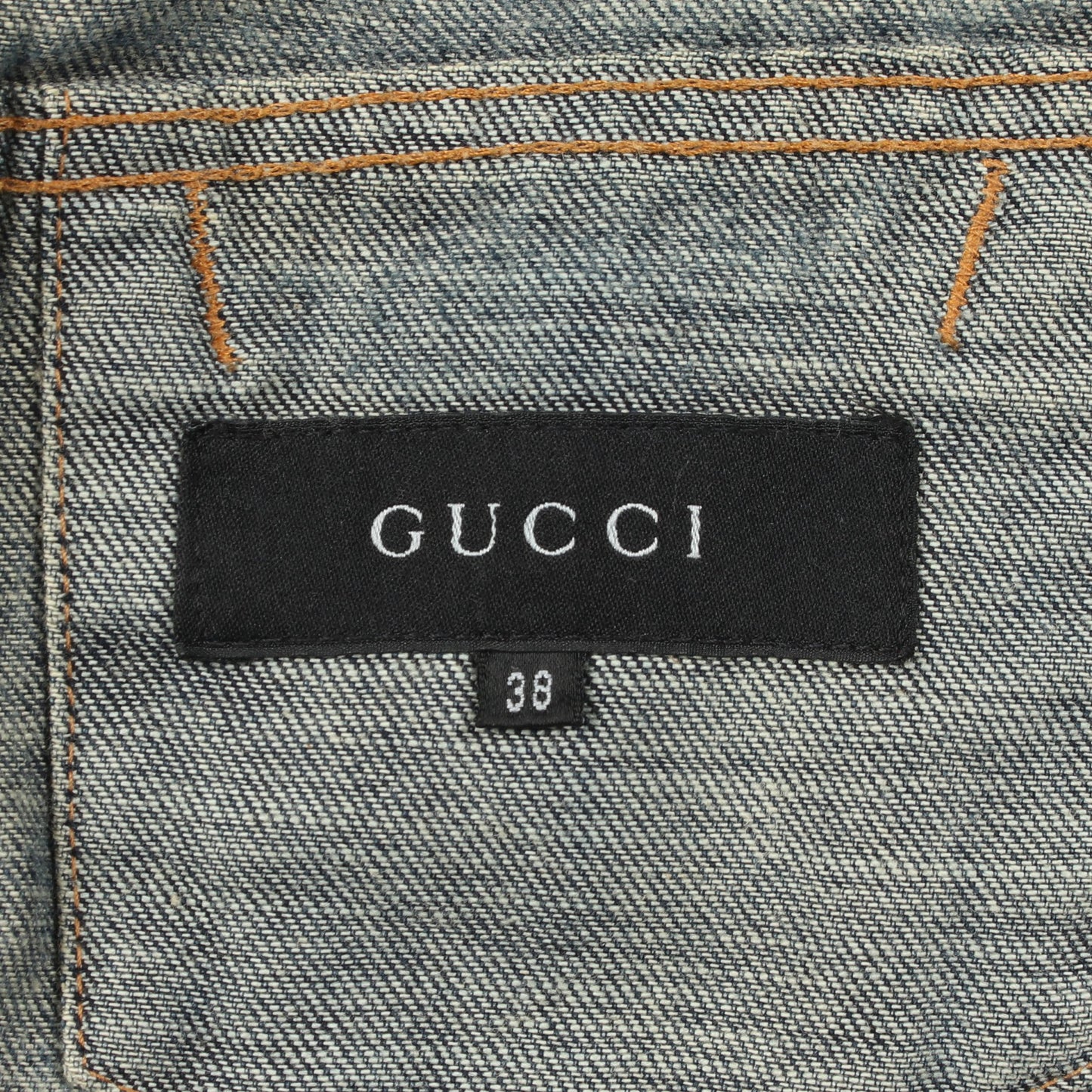デニムジャケット コットン ブルー グッチ アウター GUCCI