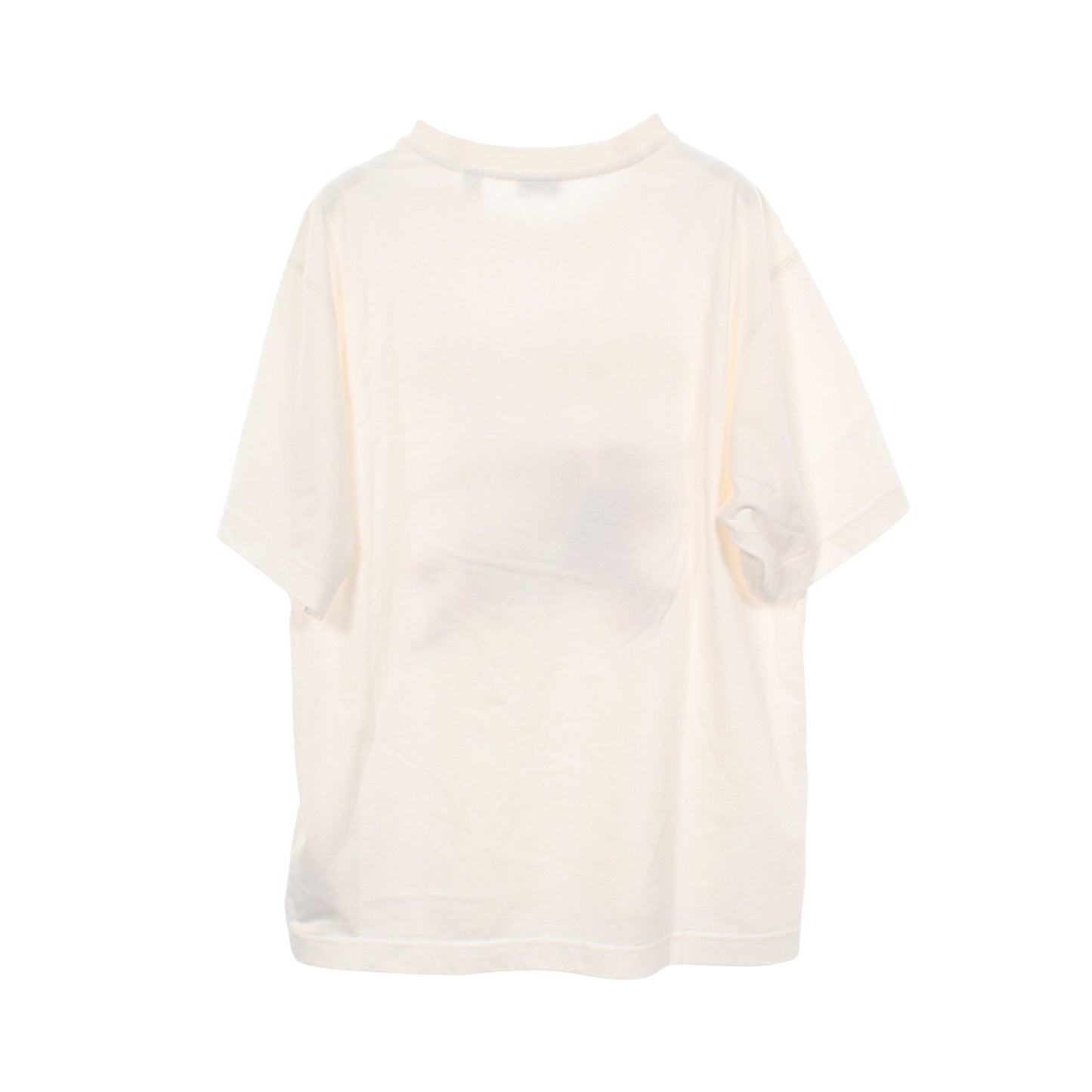 クロスステッチナイト 半袖Tシャツ コットン ホワイト ベージュ バーバリー