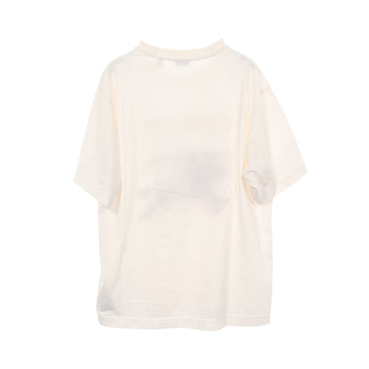 クロスステッチナイト 半袖Tシャツ コットン ホワイト ベージュ バーバリー
