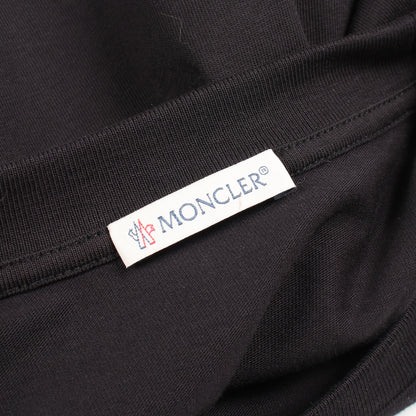 クルーネック 半袖Tシャツ コットン ブラック モンクレール