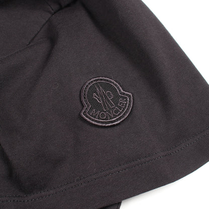 クルーネック 半袖Tシャツ コットン ブラック モンクレール