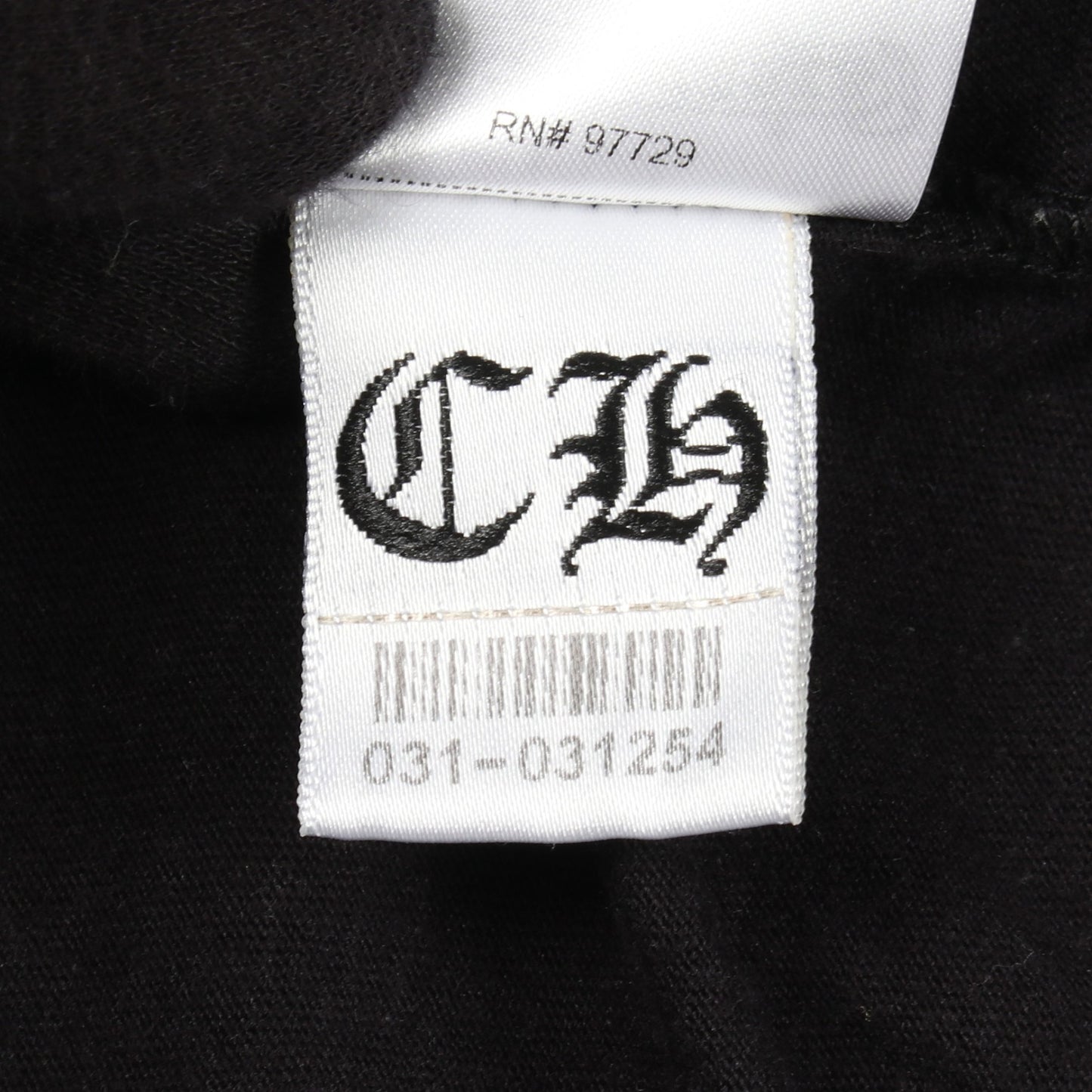 ネオンバー ポケット付き 半袖Tシャツ コットン ブラック クロムハーツ