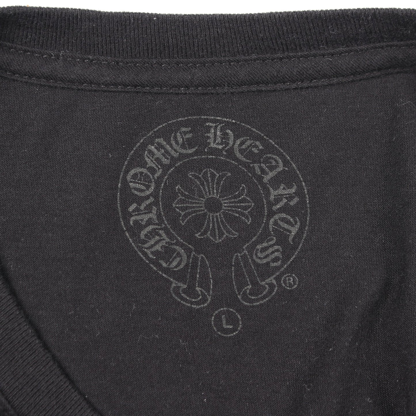 Chrome Hearts × THE HEROES PROJECT ポケット付き 半袖Tシャツ コットン ブラック クロムハーツ
