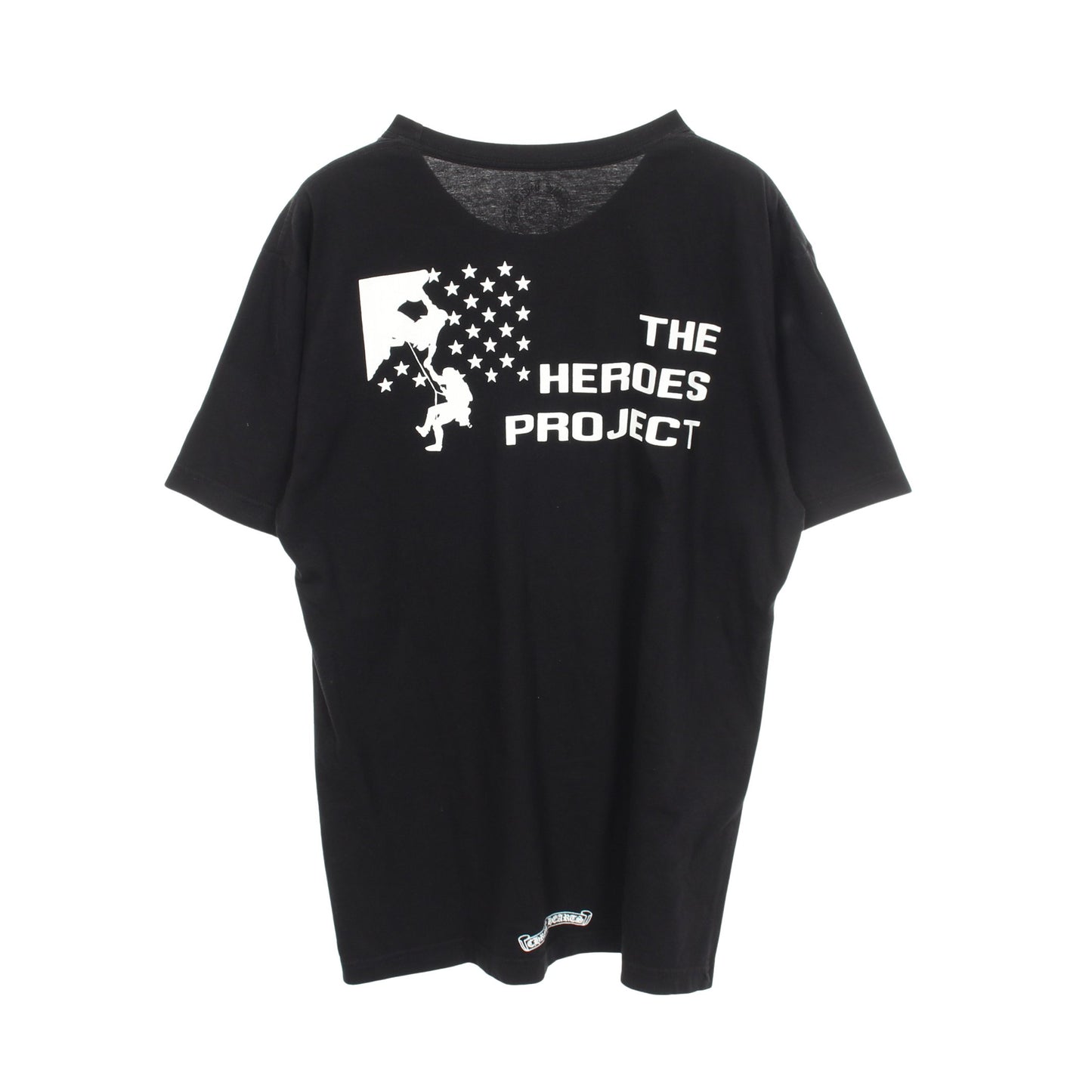 Chrome Hearts × THE HEROES PROJECT ポケット付き 半袖Tシャツ コットン ブラック クロムハーツ