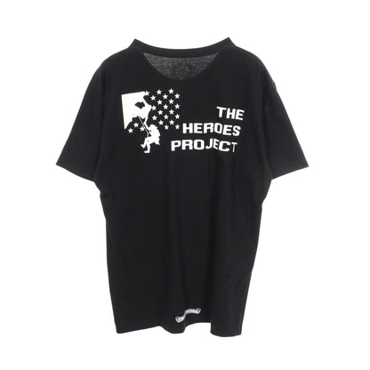 Chrome Hearts × THE HEROES PROJECT ポケット付き 半袖Tシャツ コットン ブラック クロムハーツ