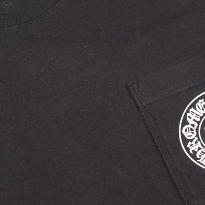 Chrome Hearts × THE HEROES PROJECT ポケット付き 半袖Tシャツ コットン ブラック クロムハーツ