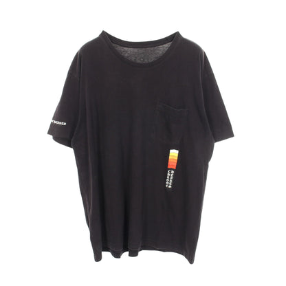 ネオンバー ポケット付き 半袖Tシャツ コットン ブラック クロムハーツ