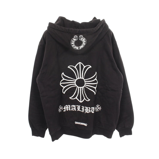 CHプラス ホースシュー マリブ ジップアップパーカー コットン ブラック クロムハーツ トップス Chrome Hearts