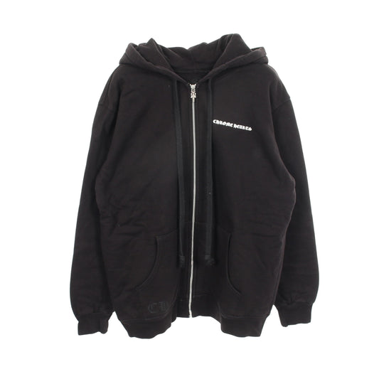 CHプラス ホースシュー マリブ ジップアップパーカー コットン ブラック クロムハーツ トップス Chrome Hearts