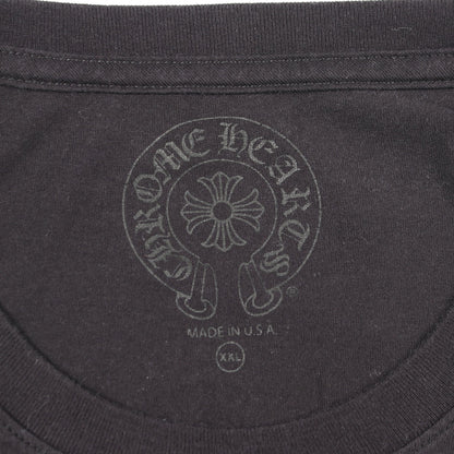マルチカラーホースシュー バックプリント 半袖Tシャツ コットン ブラック クロムハーツ