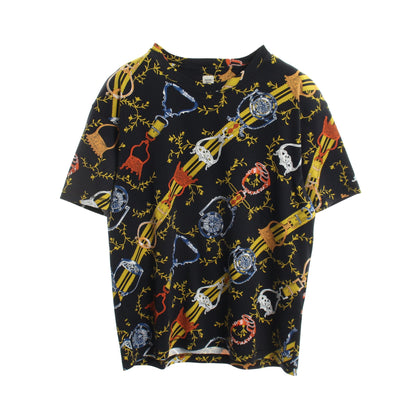 インターロックマキシ 半袖Tシャツ コットン ブラック イエロー マルチカラー エルメス