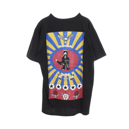 FOTI PEPE バックプリント 半袖Tシャツ コットン ブラック マルチカラー クロムハーツ