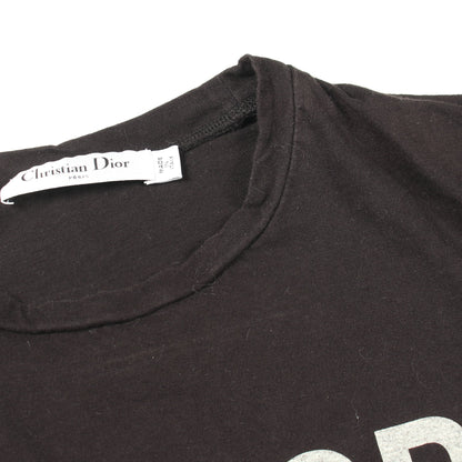 J'ADIOR 8 ロゴ 半袖Tシャツ コットン ブラック クリスチャンディオール