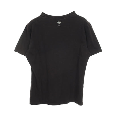 J'ADIOR 8 ロゴ 半袖Tシャツ コットン ブラック クリスチャンディオール