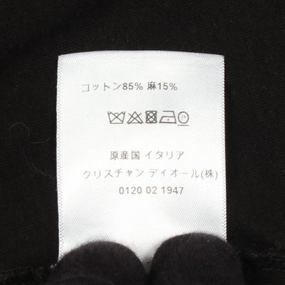 J'ADIOR 8 ロゴ 半袖Tシャツ コットン ブラック クリスチャンディオール