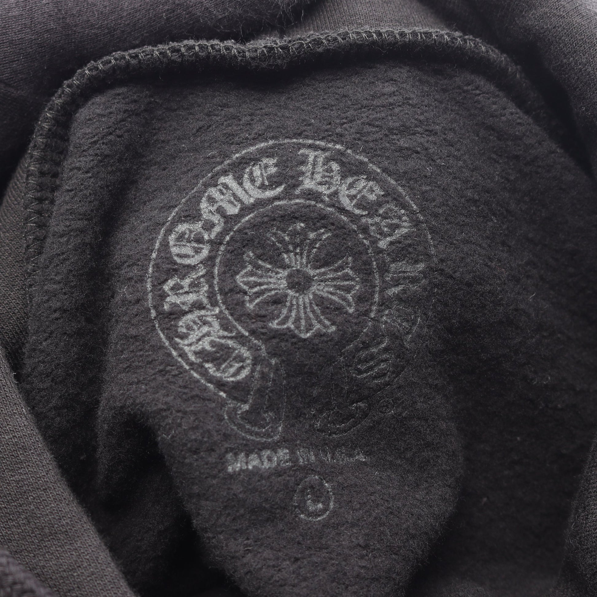 バーティカルロゴ 裏起毛 プルオーバーパーカー コットン ブラック ブルー クロムハーツ トップス Chrome Hearts