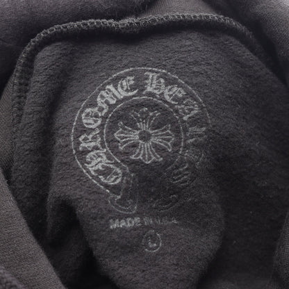 バーティカルロゴ 裏起毛 プルオーバーパーカー コットン ブラック ブルー クロムハーツ トップス Chrome Hearts