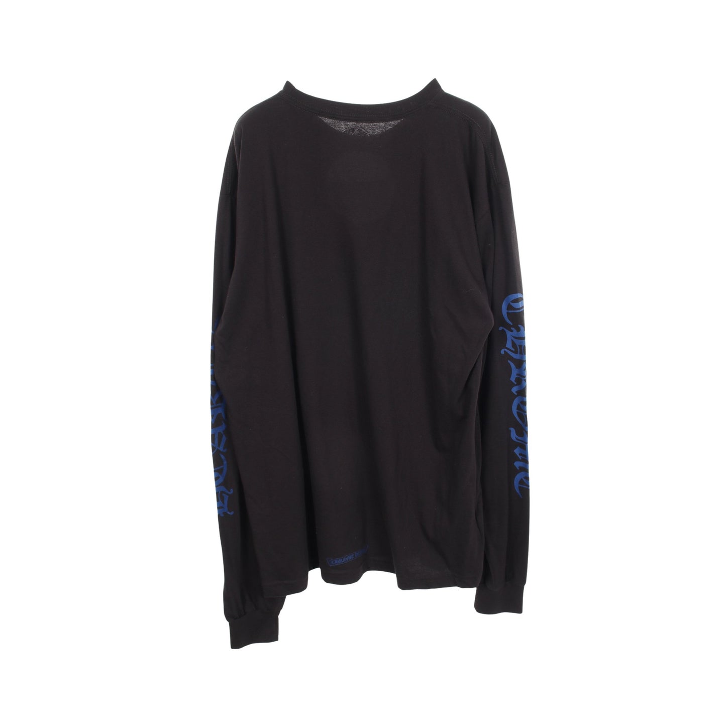 ネックロゴ 長袖Tシャツ コットン ブラック ブルー クロムハーツ