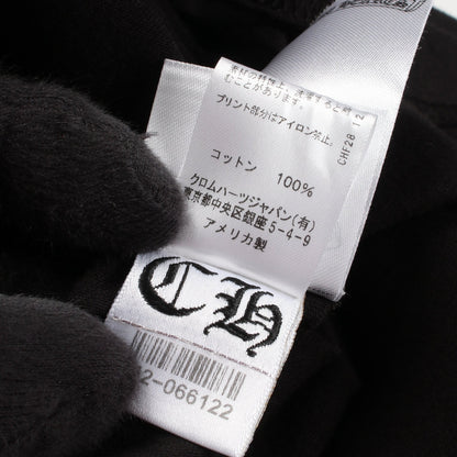 ネックロゴ 長袖Tシャツ コットン ブラック ブルー クロムハーツ