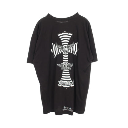 Chrome Hearts × Aerosmith × YUNGBLUD FOTI 半袖Tシャツ コットン ブラック クロムハーツ