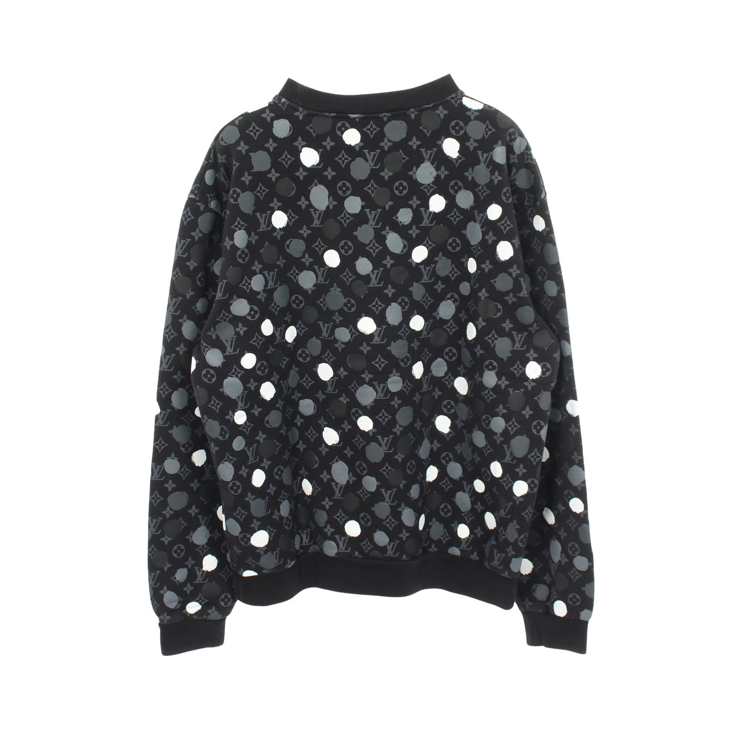 LOUIS VUITTON × yayoi kusama モノグラム ドット スウェットシャツ コットン ブラック グレー ホワイト ルイヴィトン トップス LOUIS VUITTON